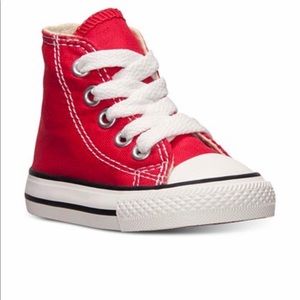 Brand NEW hi top converses 13Y